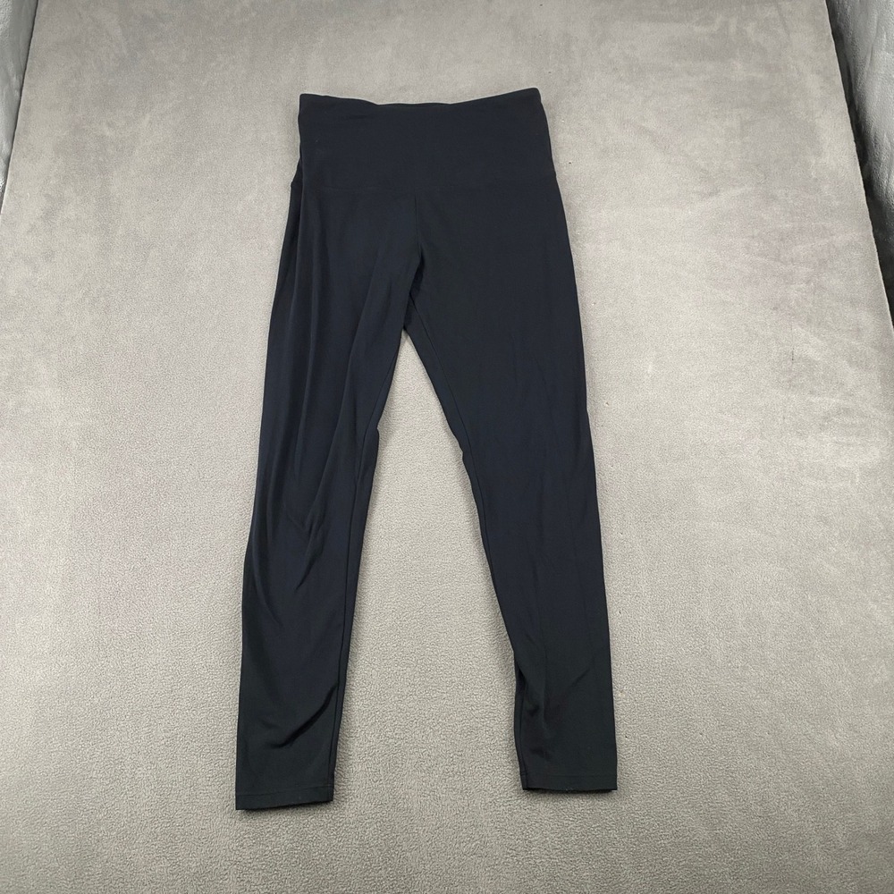Tuff Athletics Womens High Waisted Activewear Leggings Black Size Medium 1460498